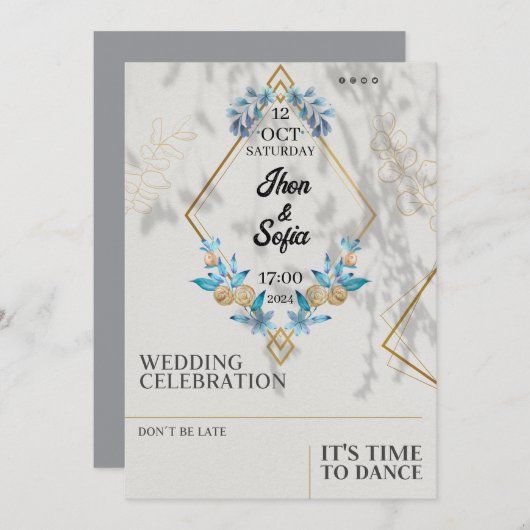 広がり 招待状 (正面/裏面)