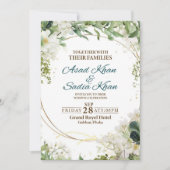 広がる招待状カード 招待状 (正面)