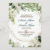 広がる招待状カード 招待状 (正面/裏面)