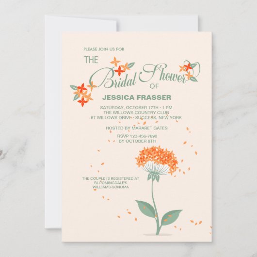 広がる種の招待状 招待状 (正面)