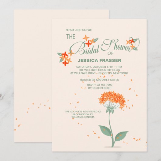 広がる種の招待状 招待状 (正面/裏面)