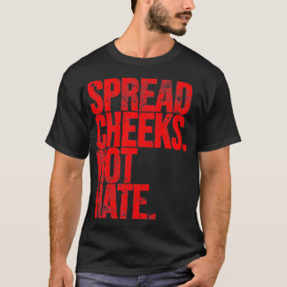 広がる頬はジムおもしろいフィットネスと作業嫌いではない Tシャツ