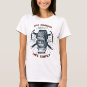 広く旅をしよう Tシャツ (正面)
