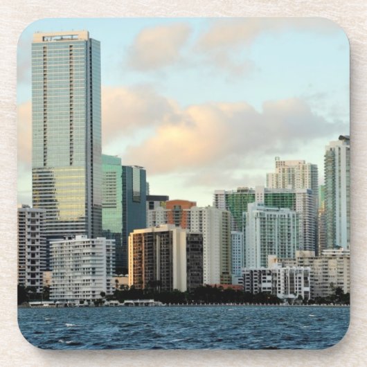 広く澄んな空に対するマイアミの超高層ビル コースター (正面)