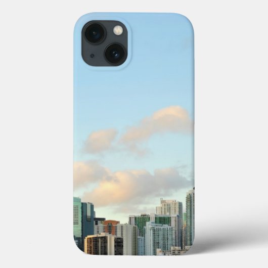 広く澄んな空に対するマイアミの超高層ビル Case-Mate iPhoneケース (裏面)