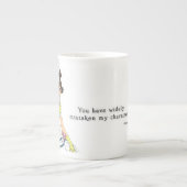 広く-プライド及び偏見誤解されます ボーンチャイナマグカップ (正面)