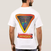 広スペクトルの騒音源 Tシャツ (裏面)