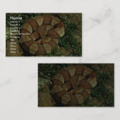 広バンドを付けられたcopperhead 名刺 (正面/裏面)
