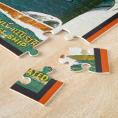 広告するヴィンテージメリーRMSの女王 ジグソーパズル (側面)