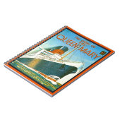 広告するヴィンテージメリーRMSの女王 ノートブック (左側)