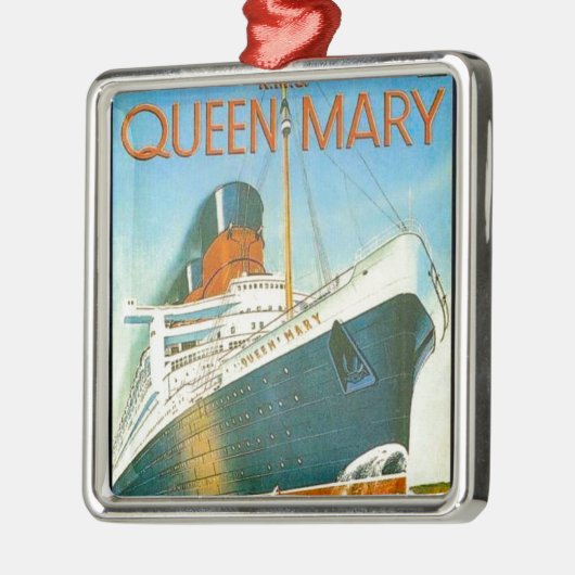 広告するヴィンテージメリーRMSの女王 メタルオーナメント (左)
