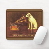 広告するヴィンテージ彼のマスターの声 マウスパッド (マウス)