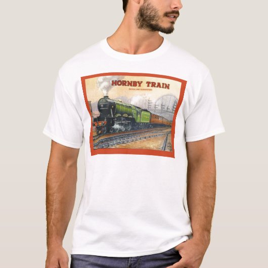 広告するヴィンテージHornbyの列車セット Tシャツ (正面)