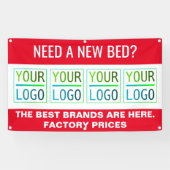 広告とロゴ 横断幕 (横)