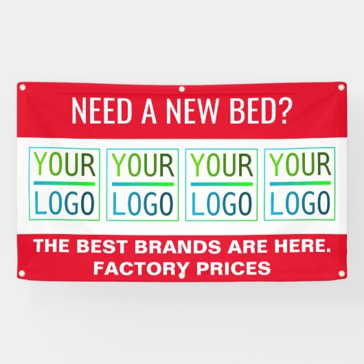 広告とロゴ 横断幕 (横)