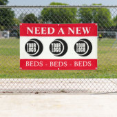 広告とロゴ 横断幕 (インサイチュ)