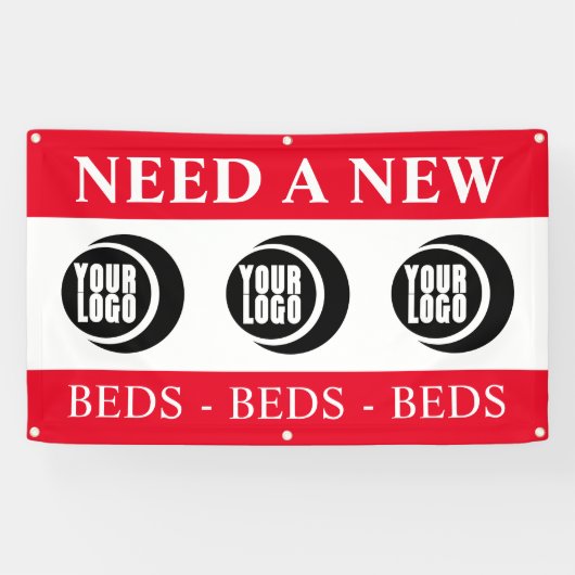 広告とロゴ 横断幕 (横)