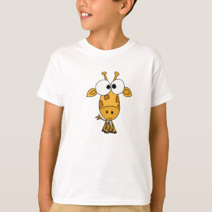 広告のおもしろいなキリンの漫画のワイシャツ Tシャツ