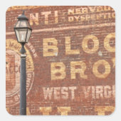 広告の建物 スクエアシール (正面)