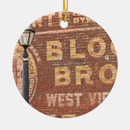 広告の建物 セラミックオーナメント (正面)