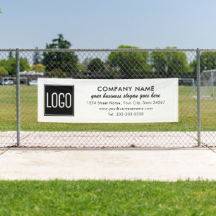 広告の旗 ビジネスロゴの広告宣伝 横断幕