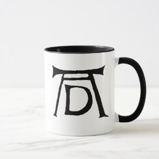 広告のDurerのモノグラム マグカップ
