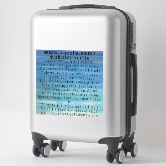 広告ステッカー シール (スーツケース)