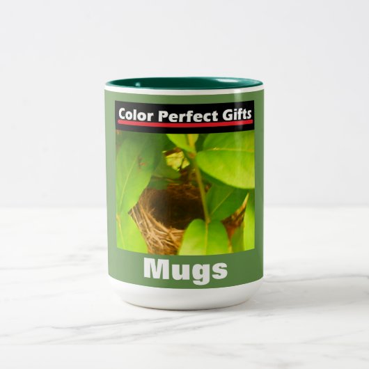 広告ハミングバードネスト ツートーンマグカップ (中央)