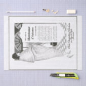 広告フランスのデカップレファンシーディヴィンテージ 薄葉紙 (クラフト)