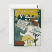 広告ポスター1895 ポストカード (正面/裏面)