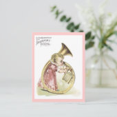 広告ラベルコングレスシューズビクトリアンはがき ポストカード (スタンド正面)