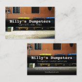 広告レンタル会社 名刺 (正面/裏面)