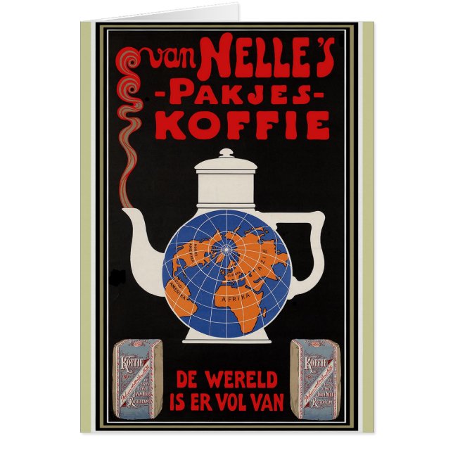 広告ヴァンNelle's Coffee -ヴィンテージの (正面)