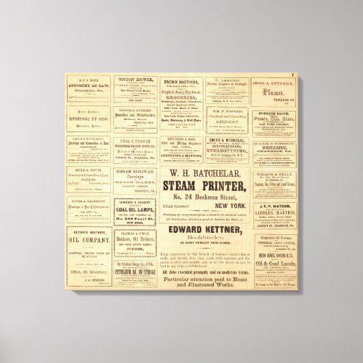 広告油 キャンバスプリント (正面)