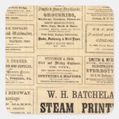 広告油 スクエアシール (正面)