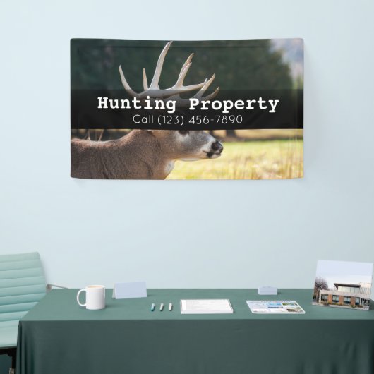 広告狩り不動産会社の業務用バナー 横断幕 (トレードショー)