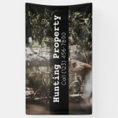 広告狩り不動産会社の業務用バナー 横断幕 (縦)