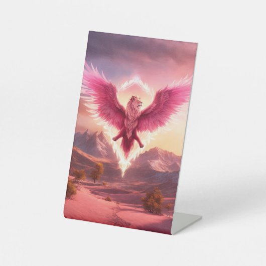 広告用アクリルLスタンド 台座サイン (正面)