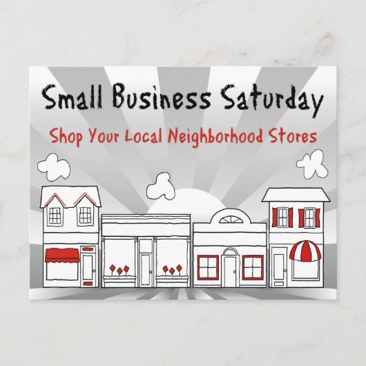 広告販売！スモールビジネスの土曜日 ポストカード (正面)
