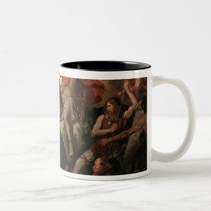 広告496 1837年のTolbiacの戦い ツートーンマグカップ