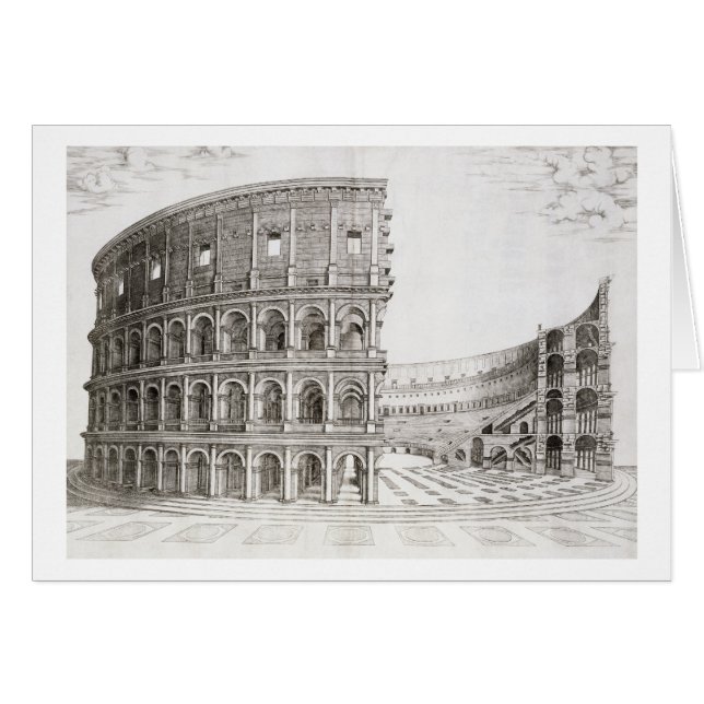 広告80 (版木、銅版、版画)で造られるColosseum (正面横)