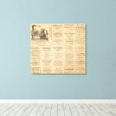 広告 キャンバスプリント (インサイチュ (ウッドフロア))