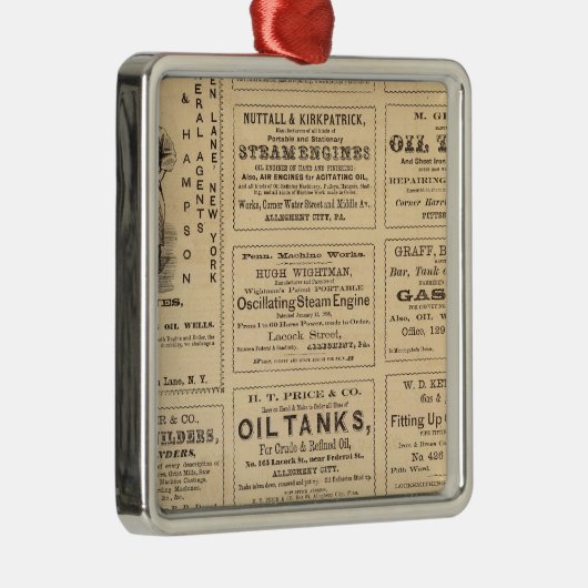 広告 メタルオーナメント (右)