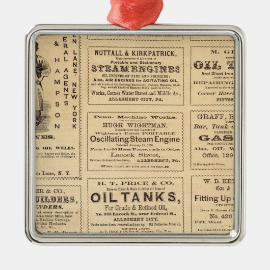 広告 メタルオーナメント (正面)