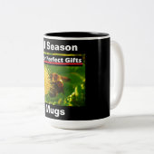 広告(昆虫)マルハナバチネクタールシーズン ツートーンマグカップ (正面右)