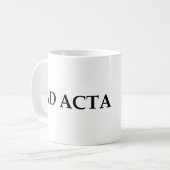 広告acta コーヒーマグカップ (正面左)