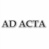 広告acta シール (正面)