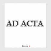 広告acta シール (シート)