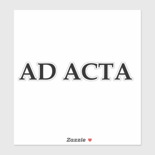 広告acta シール (シート)