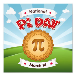 広告Pi Dayパーティー、3月14日 フォトプリント